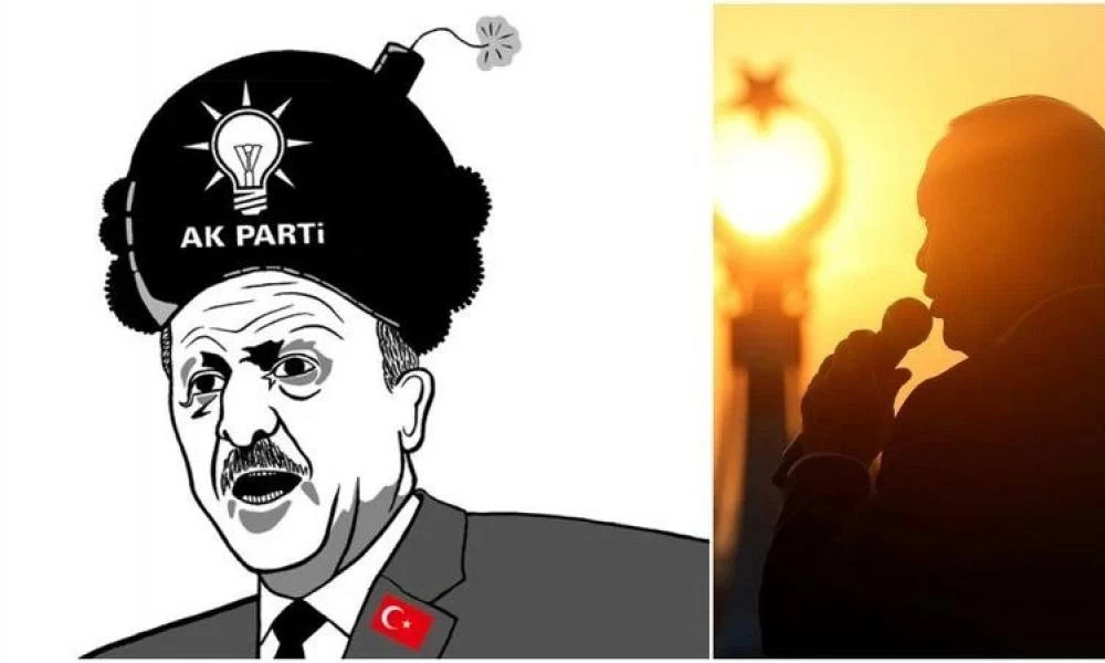 "Πυρ και μανία" ο Ερντογάν με σκίτσο που τον δείχνει τρομοκράτη